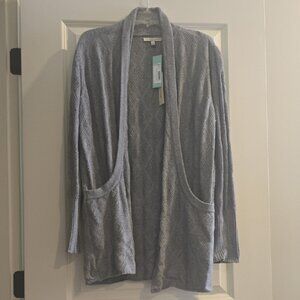41 Hawthorn Light Gray Open Front Cardigan